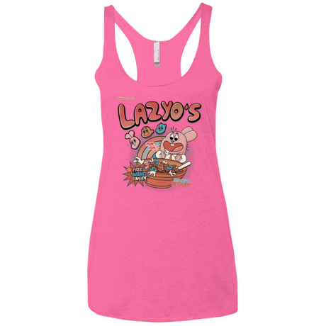 T-Shirts Vintage Pink / X-Small Lazyo's Women's Triblend Racerback Tank