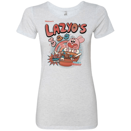 T-Shirts Heather White / Small Lazyo's Women's Triblend T-Shirt