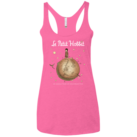 T-Shirts Vintage Pink / X-Small Le Petit Hobbit Women's Triblend Racerback Tank