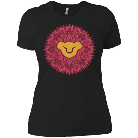 T-Shirts Black / X-Small Leaf Mane Mandala Women's Premium T-Shirt