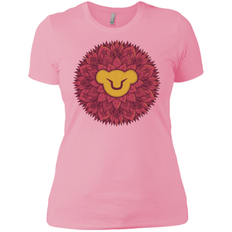 T-Shirts Light Pink / X-Small Leaf Mane Mandala Women's Premium T-Shirt