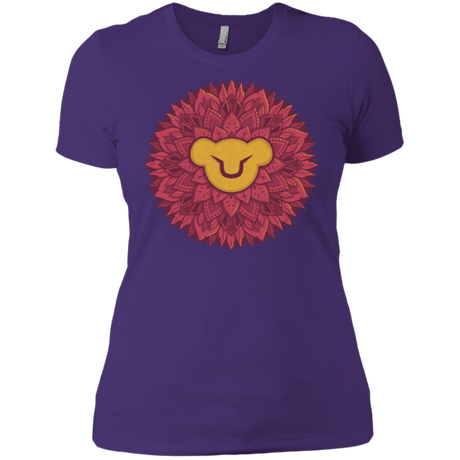 T-Shirts Purple / X-Small Leaf Mane Mandala Women's Premium T-Shirt