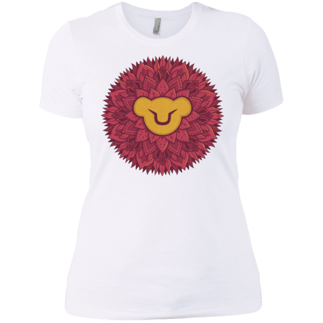 T-Shirts White / X-Small Leaf Mane Mandala Women's Premium T-Shirt