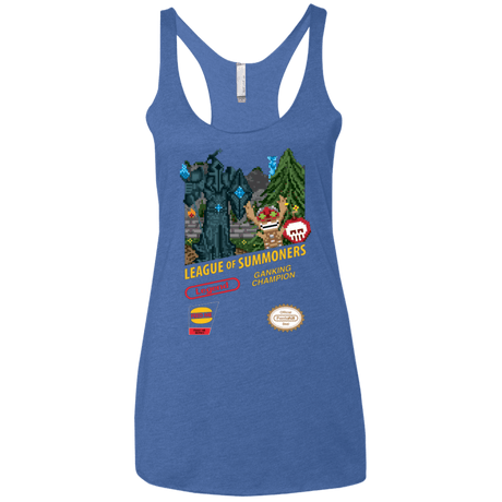 T-Shirts Vintage Royal / X-Small League of Summoners Women's Triblend Racerback Tank