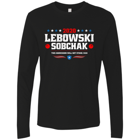 T-Shirts Black / Small Lebowski Sobchak Men's Premium Long Sleeve