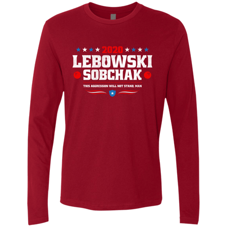 T-Shirts Cardinal / Small Lebowski Sobchak Men's Premium Long Sleeve