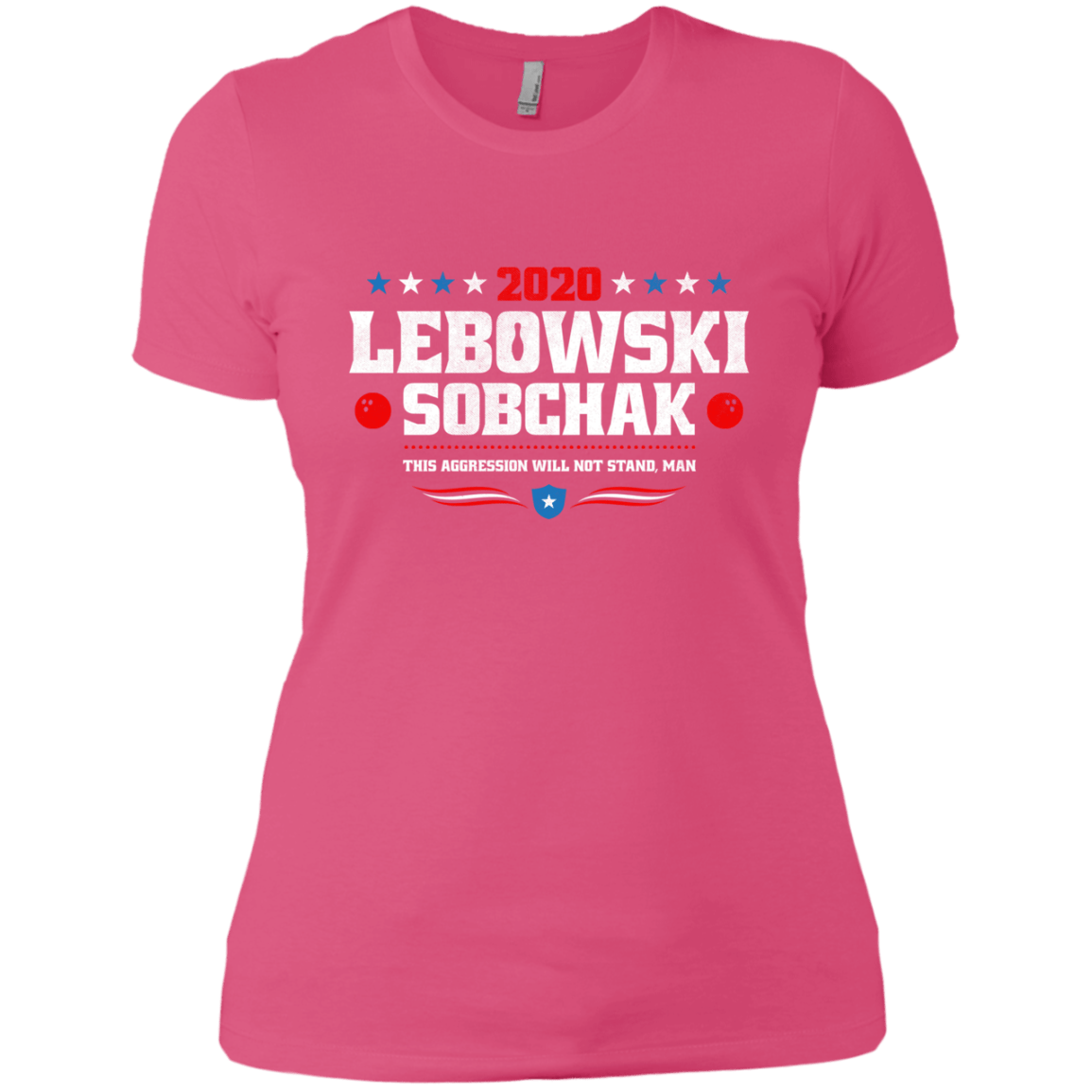 T-Shirts Hot Pink / X-Small Lebowski Sobchak Women's Premium T-Shirt