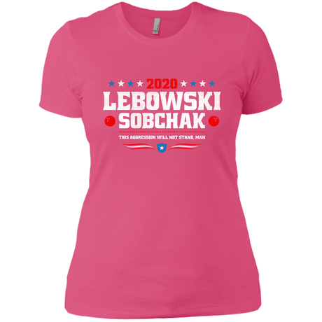 T-Shirts Hot Pink / X-Small Lebowski Sobchak Women's Premium T-Shirt