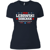 T-Shirts Midnight Navy / X-Small Lebowski Sobchak Women's Premium T-Shirt