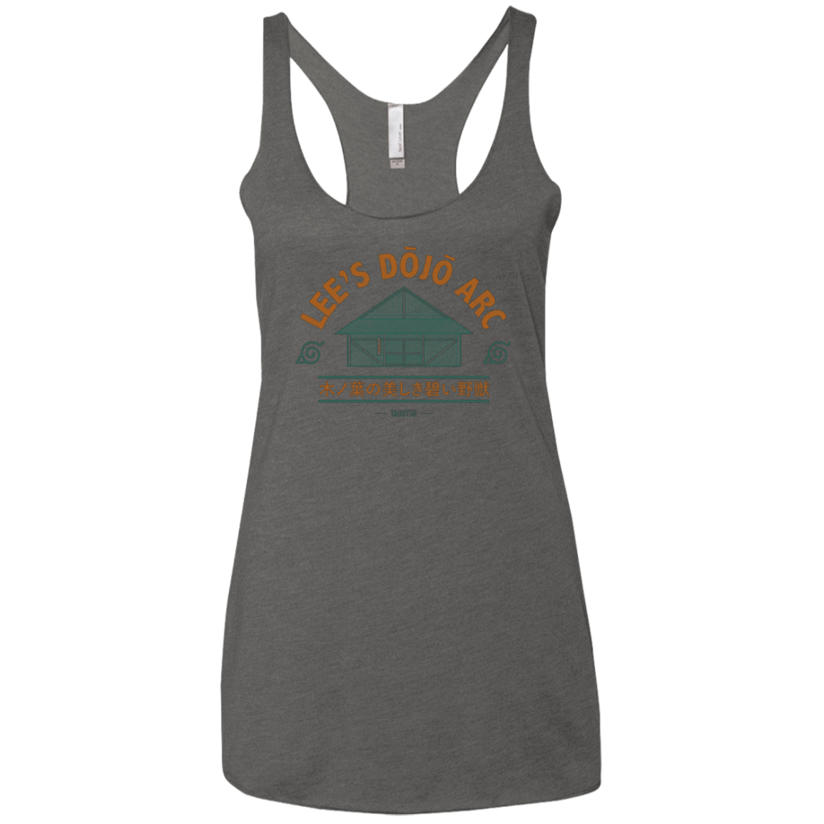 T-Shirts Premium Heather / X-Small Lee's Dojo Women's Triblend Racerback Tank