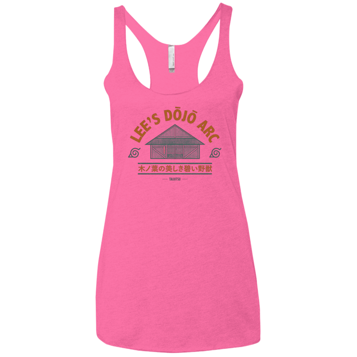 T-Shirts Vintage Pink / X-Small Lee's Dojo Women's Triblend Racerback Tank