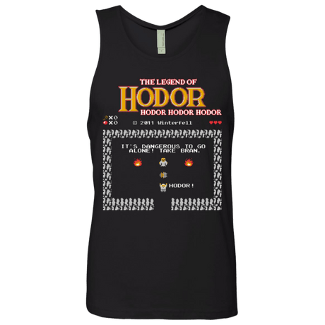 T-Shirts Black / Small Legend of Hodor Men's Premium Tank Top