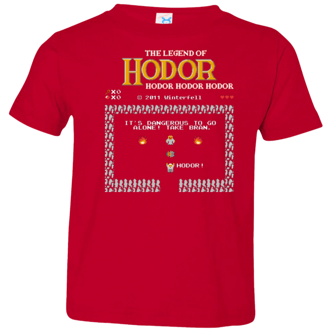 T-Shirts Red / 2T Legend of Hodor Toddler Premium T-Shirt