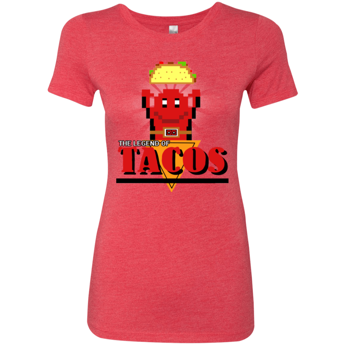 T-Shirts Vintage Red / Small Legend of Tacos Women's Triblend T-Shirt