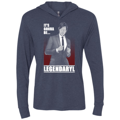 T-Shirts Vintage Navy / X-Small Legendaryl Triblend Long Sleeve Hoodie Tee