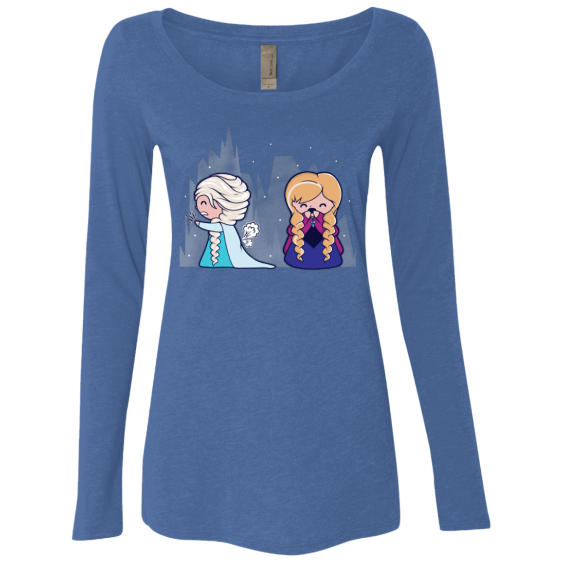 T-Shirts Vintage Royal / Small Let it Go fart Women's Triblend Long Sleeve Shirt