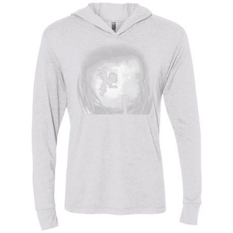 T-Shirts Heather White / X-Small Light in Limbo Triblend Long Sleeve Hoodie Tee