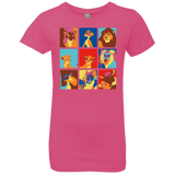 T-Shirts Hot Pink / YXS Lion Pop Girls Premium T-Shirt