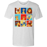 T-Shirts Heather White / Small Lion Pop Men's Triblend T-Shirt