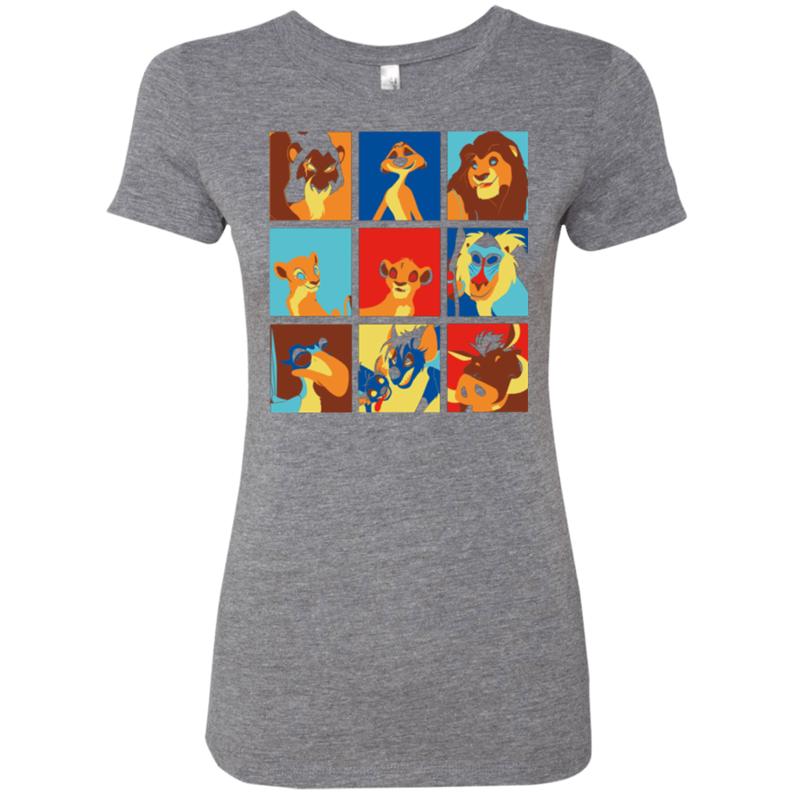 T-Shirts Premium Heather / Small Lion Pop Women's Triblend T-Shirt