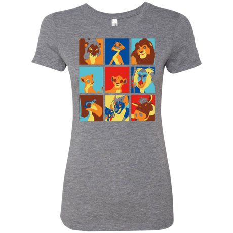 T-Shirts Premium Heather / Small Lion Pop Women's Triblend T-Shirt