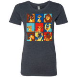 T-Shirts Vintage Navy / Small Lion Pop Women's Triblend T-Shirt