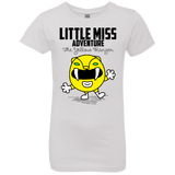 T-Shirts White / YXS Little Miss Adventure Girls Premium T-Shirt