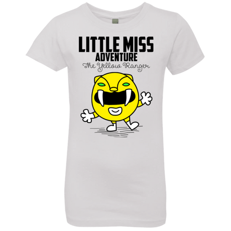 T-Shirts White / YXS Little Miss Adventure Girls Premium T-Shirt