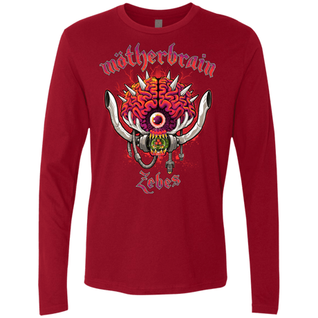 T-Shirts Cardinal / Small Live From Zebes Men's Premium Long Sleeve
