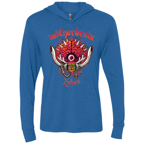 T-Shirts Vintage Royal / X-Small Live From Zebes Triblend Long Sleeve Hoodie Tee