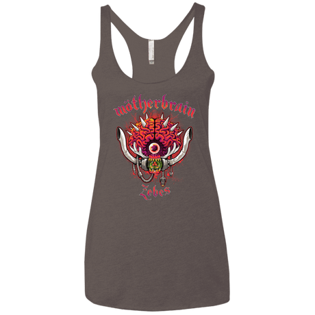 T-Shirts Macchiato / X-Small Live From Zebes Women's Triblend Racerback Tank