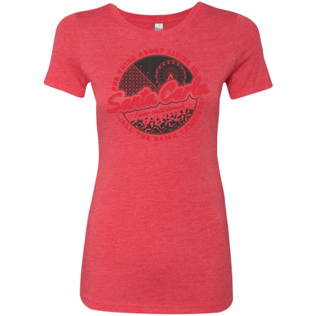 T-Shirts Vintage Red / Small Living in Santa Carla Women's Triblend T-Shirt