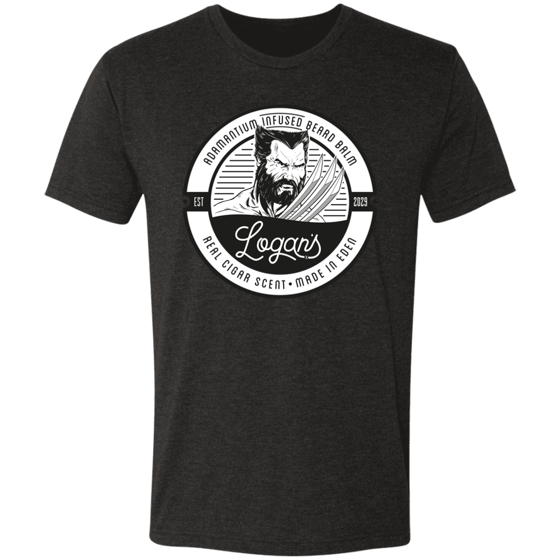 T-Shirts Vintage Black / S Logans Beard Balm Men's Triblend T-Shirt