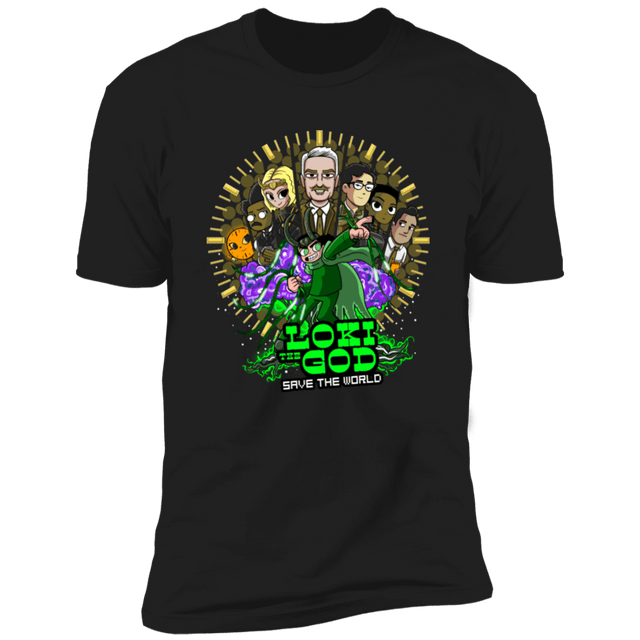 T-Shirts Black / X-Small LOKI save the world Men's Premium T-Shirt