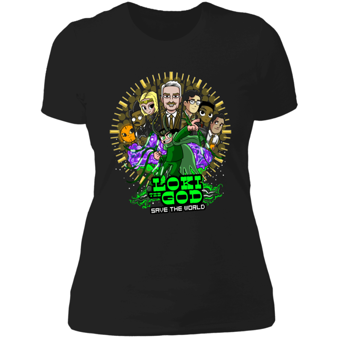 T-Shirts Black / X-Small LOKI save the world Women's Premium T-Shirt