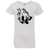 T-Shirts White / YXS Lone wolf Girls Premium T-Shirt