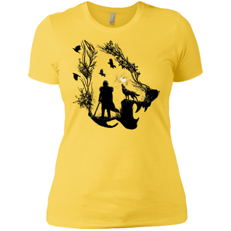 T-Shirts Vibrant Yellow / X-Small Lone wolf Women's Premium T-Shirt