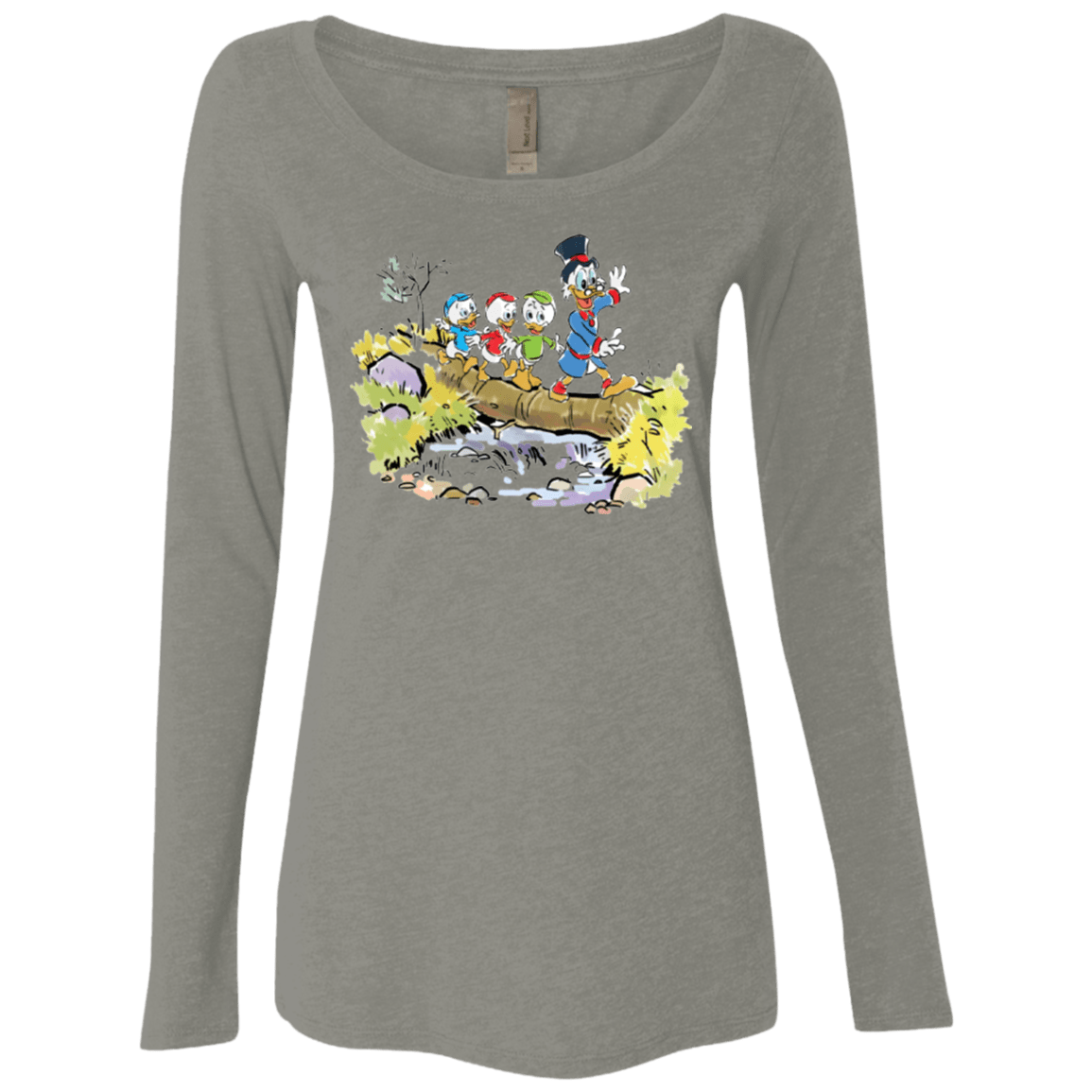 T-Shirts Venetian Grey / Small Looking for Adventure Women's Triblend Long Sleeve Shirt