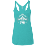 T-Shirts Tahiti Blue / X-Small Lord Humungus' Gym Women's Triblend Racerback Tank