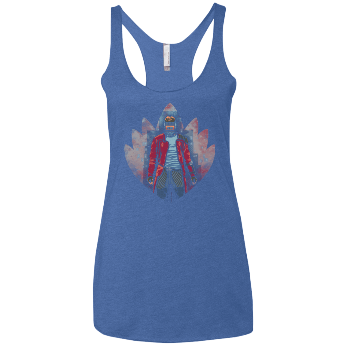 T-Shirts Vintage Royal / X-Small Lord of Music Women's Triblend Racerback Tank