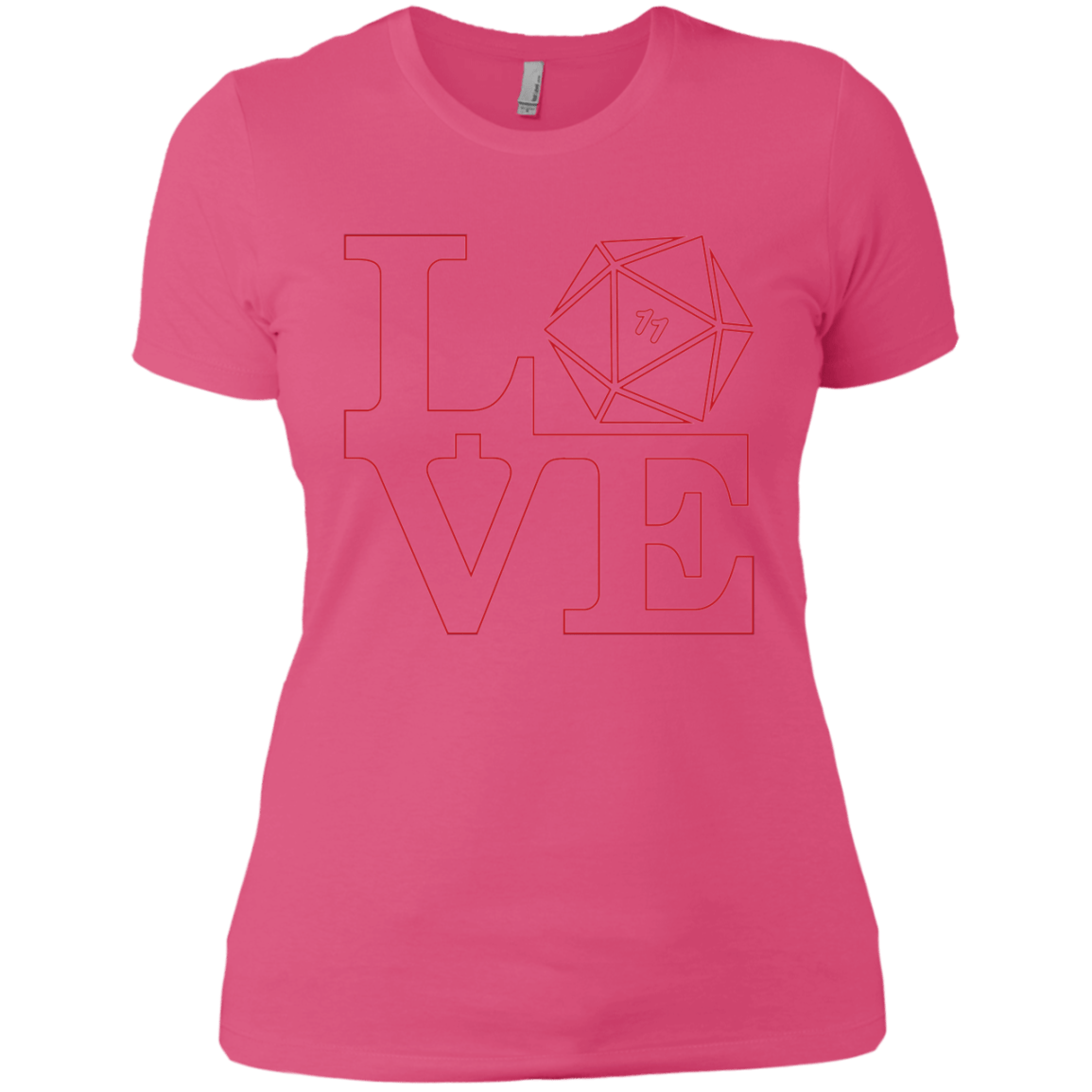 T-Shirts Hot Pink / X-Small Love 11 Women's Premium T-Shirt