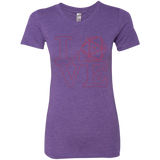 T-Shirts Purple Rush / Small Love 11 Women's Triblend T-Shirt