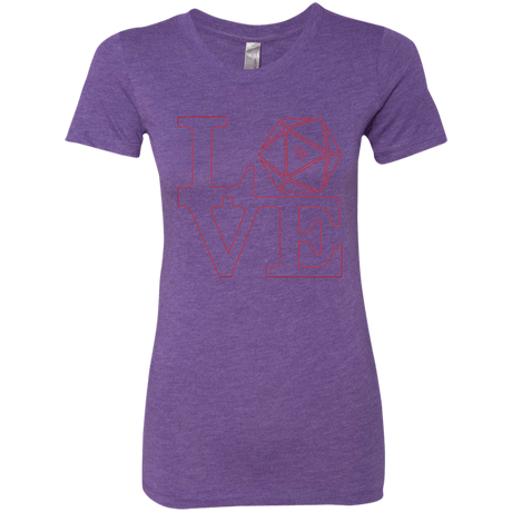 T-Shirts Purple Rush / Small Love 11 Women's Triblend T-Shirt