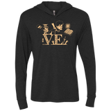 T-Shirts Vintage Black / X-Small Love Ash Triblend Long Sleeve Hoodie Tee