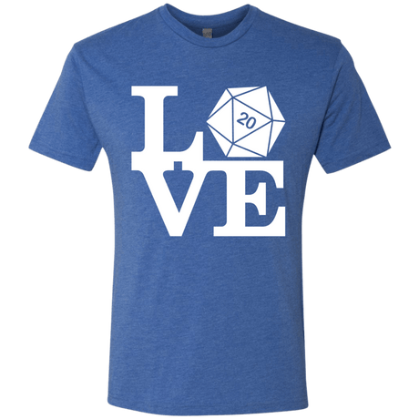 T-Shirts Vintage Royal / Small Love D20 Men's Triblend T-Shirt