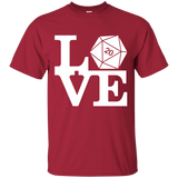 T-Shirts Cardinal / Small Love D20 T-Shirt