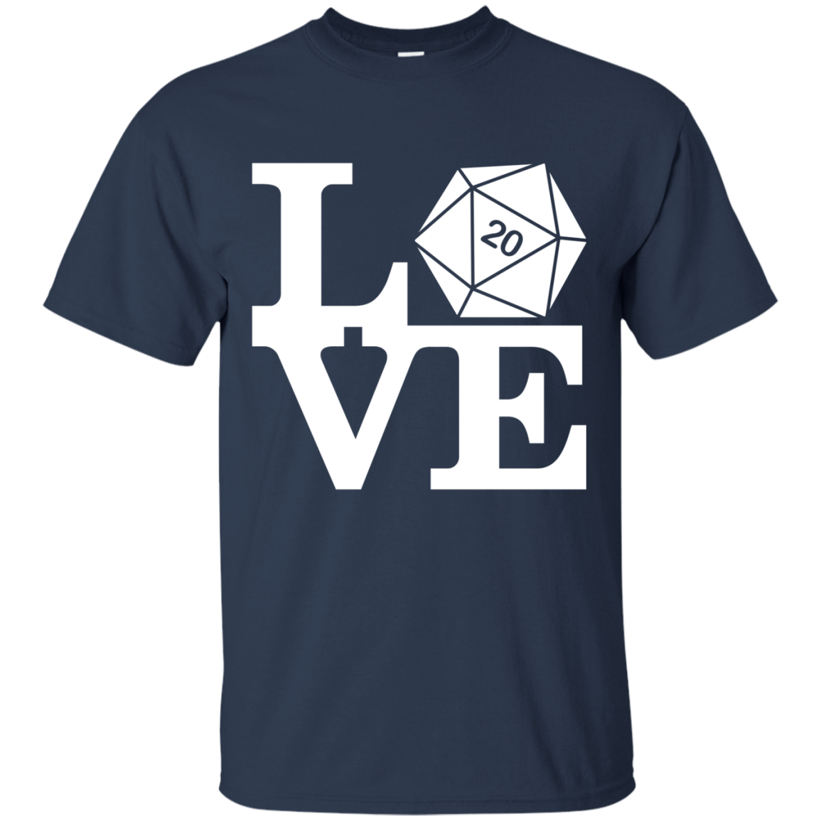 T-Shirts Navy / Small Love D20 T-Shirt