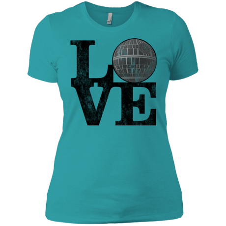 T-Shirts Tahiti Blue / X-Small LOVE Deathstar 1 Women's Premium T-Shirt