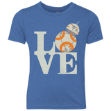 T-Shirts Vintage Royal / YXS Love Droids Youth Triblend T-Shirt