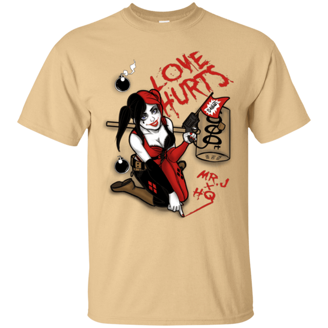 T-Shirts Vegas Gold / Small Love Hurts T-Shirt